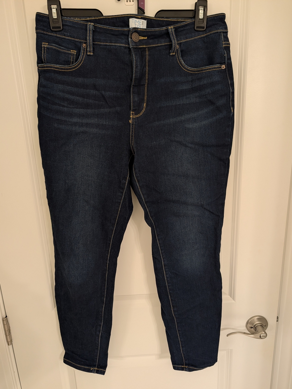 Time and Tru Dark Indigo Ankle Jeans